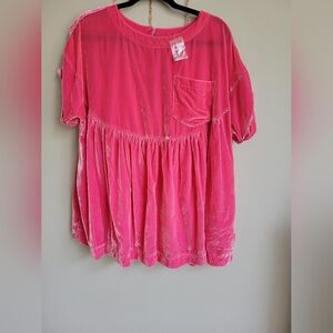 We the free by free people moon city velvet top size XS